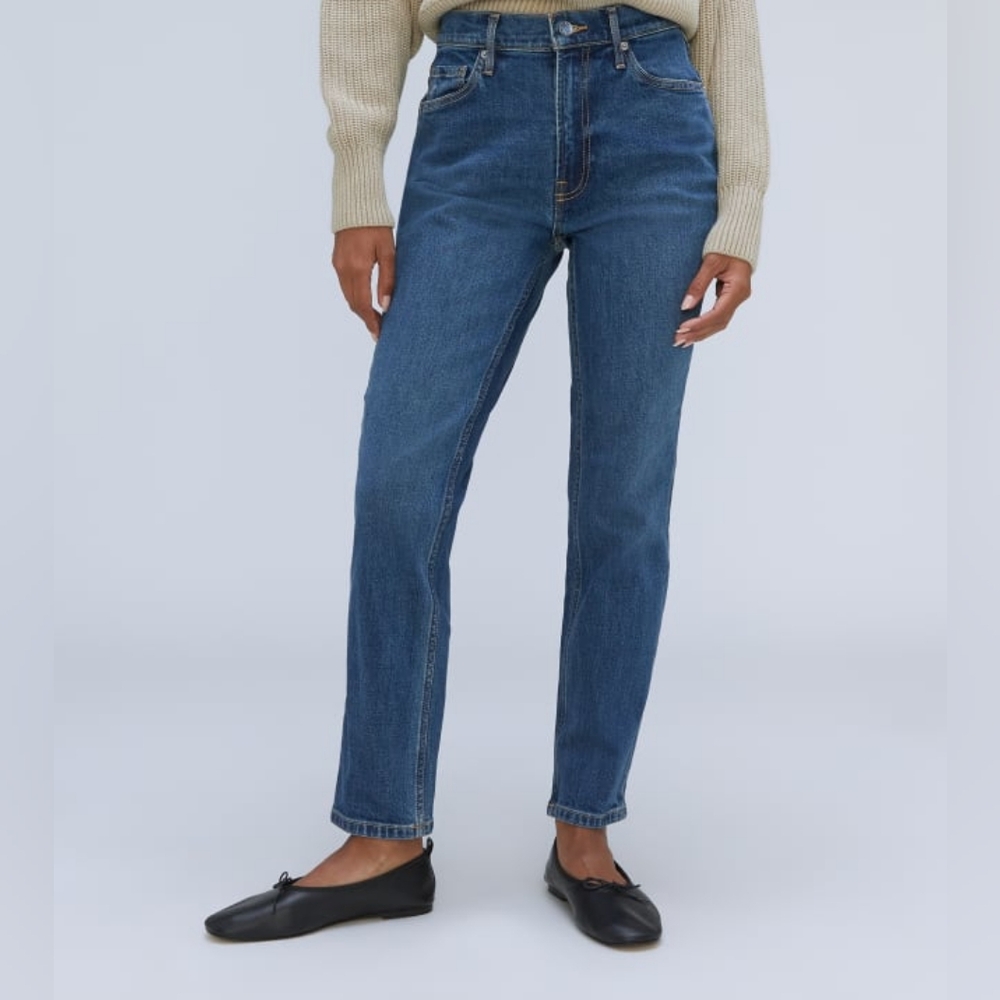 NWT Everlane The Original Cheeky Jean in Washed Midnight